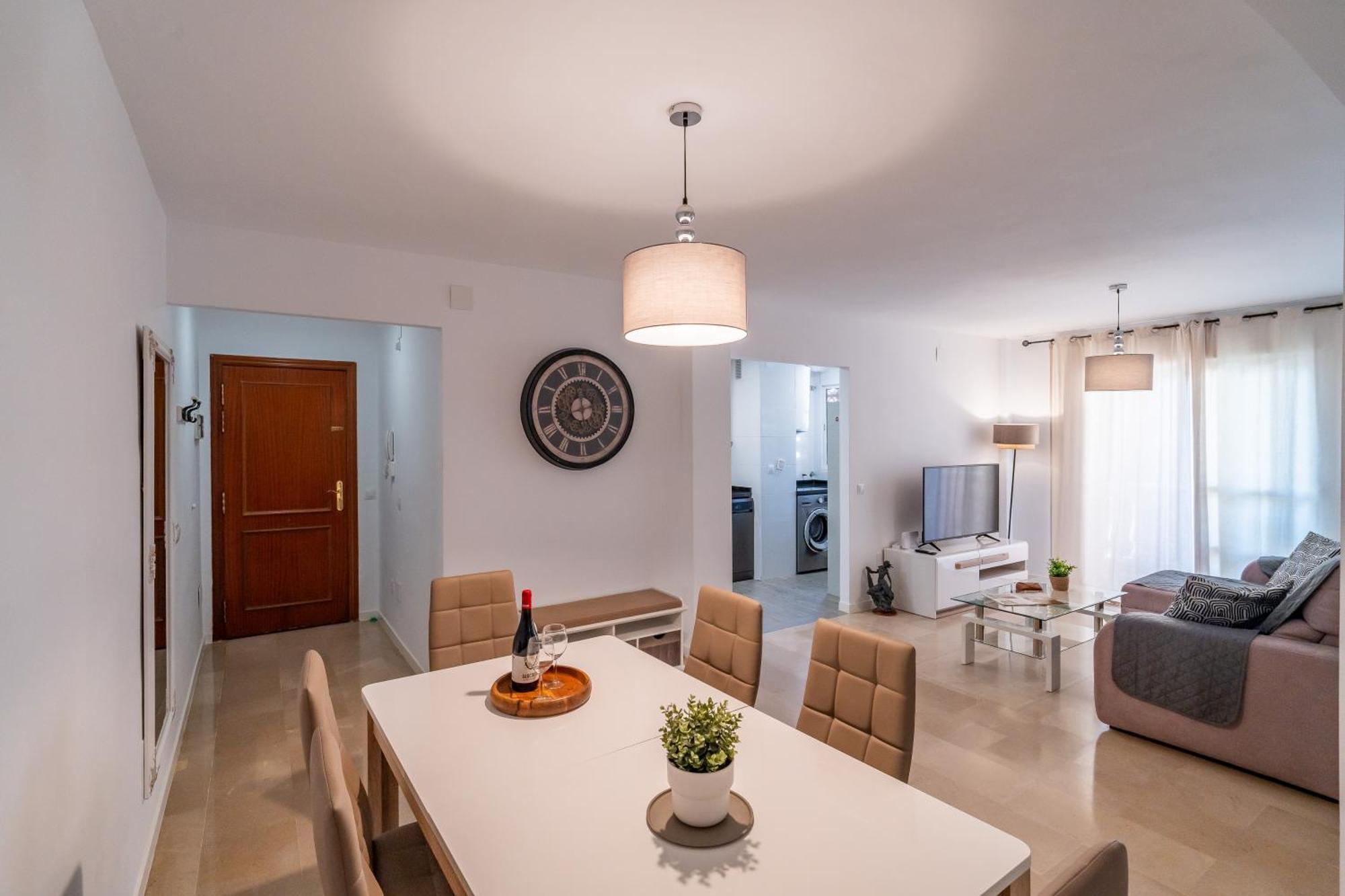 Casa Playa Guadalmar, Beautiful Apartment In Front Of The Sea, Wifi, Ac, Smart Tv, Private Parking Málaga Kültér fotó